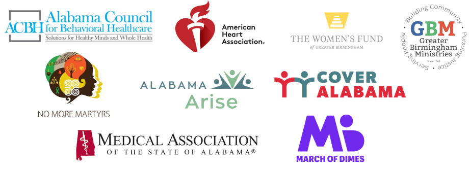 Alabama Arise and Cover Alabama partner organization logos